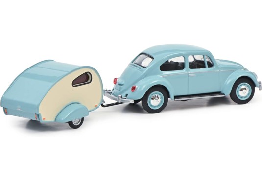 1/64 VOLKSWAGEN Coccinelle + Caravane 1970