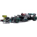 1/18 MERCEDES AMG F1 W12 E N°44 Grand Prix Russie 2021 + Pit Board 100ème Victoire