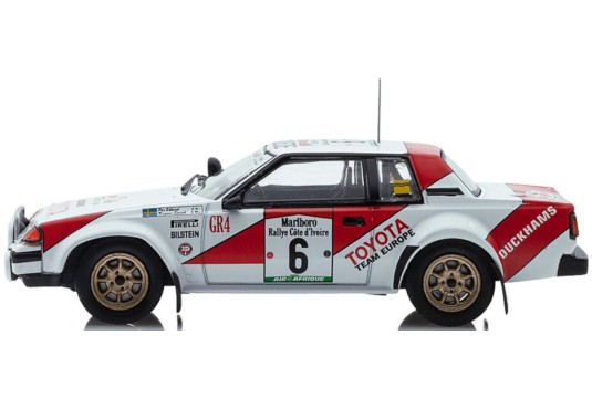 1/43 TOYOTA Celica 2000 GT N°6 Rallye Côte d'Ivoire 1982