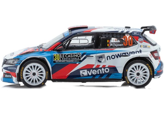 1/43 SKODA Fabia Rally2 EVO N°30 Monte Carlo 2022