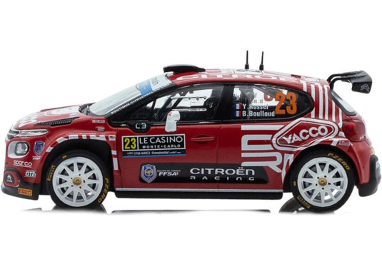 1/43 CITROEN C3 Rally2 N°23 Monte Carlo 2022