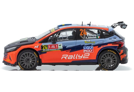 1/43 HYUNDAI I20 N°24 Rallye Ypres 2021