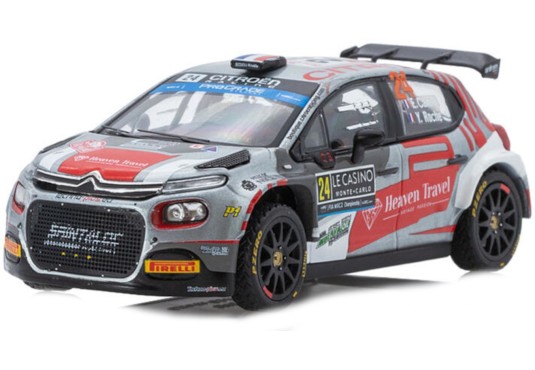 1/43 CITROEN C3 Rally2 N°24 Monte Carlo 2022