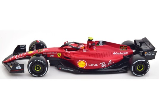 1/18 FERRARI F1-75 N°55 F1 2022 C.SAINZ