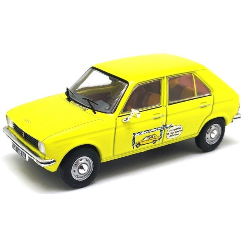 1/43 PEUGEOT 104 1972 3m58 La Peugeot la plus Courte d'Europe