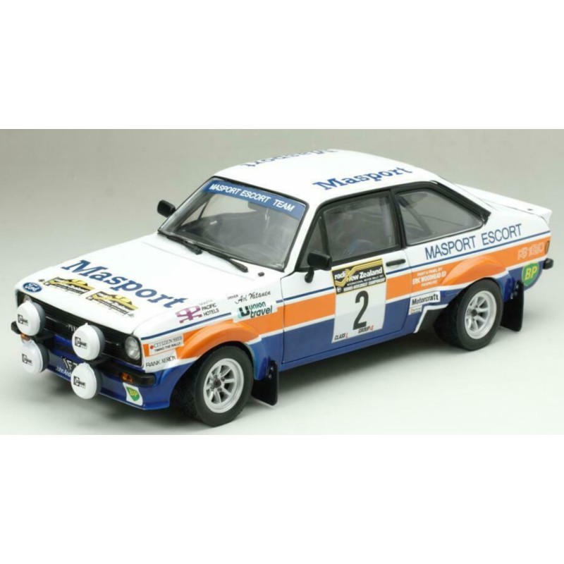 1/18 FORD Escort RS 1800 N°2 Rallye New Zealand 1977
