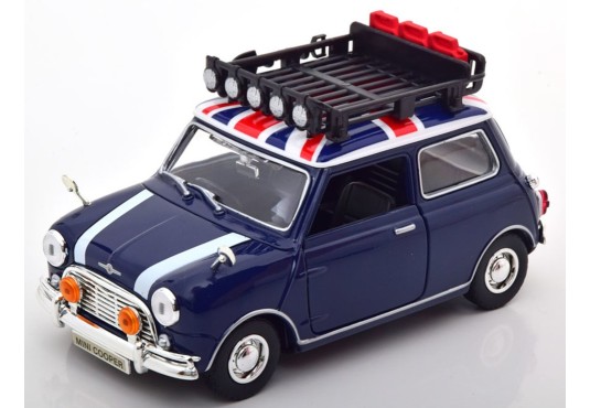 1/18 MORRIS Mini Cooper 1961 - 1967 + Galerie + Bidons