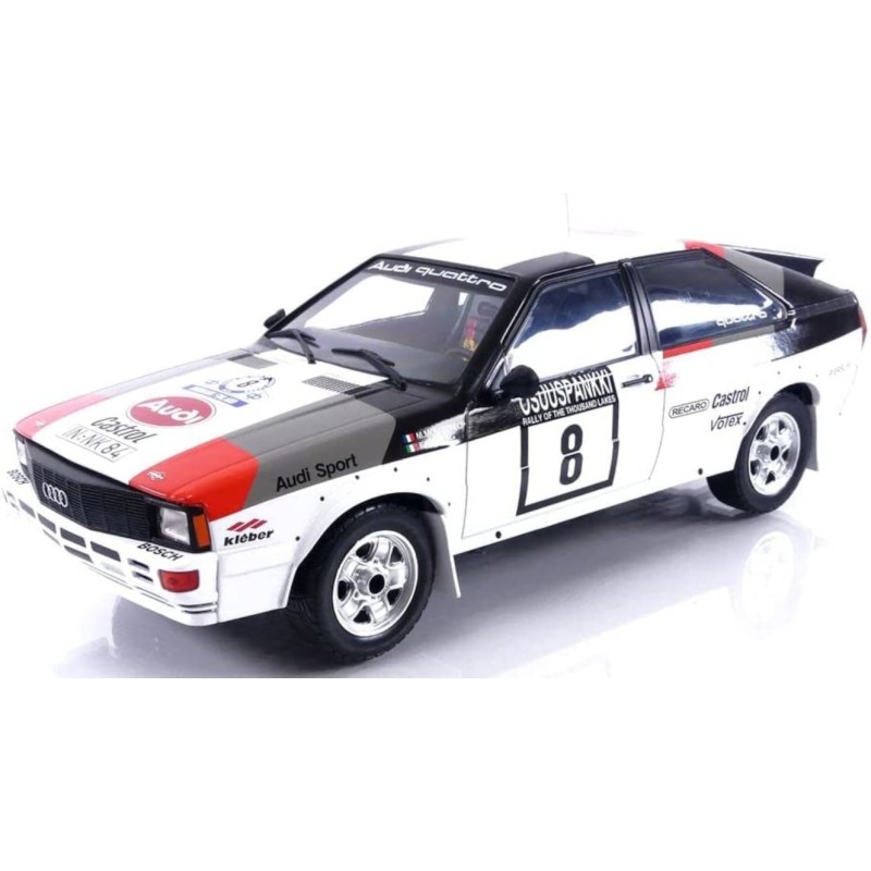 1/18 AUDI QUATTRO N°8 Rallye 1000 Lakes 1982