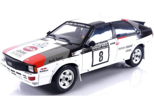 1/18 AUDI QUATTRO N°8 Rallye 1000 Lakes 1982