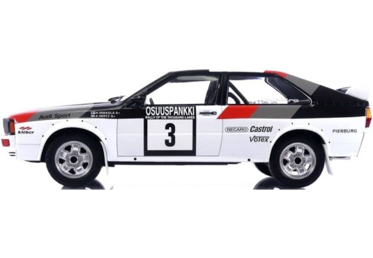 1/18 AUDI Quattro N°3 Rallye 1000 Lakes 1982