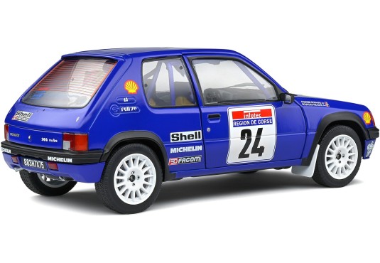 1/18 PEUGEOT 205 Rallye N°24 Tour de Corse 1990