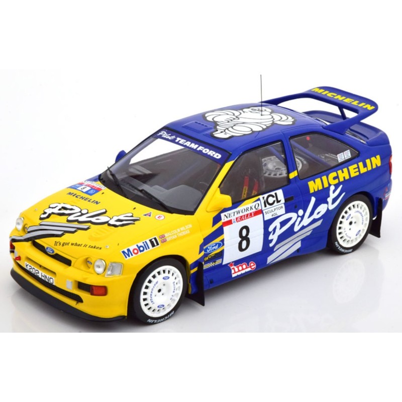 1/18 FORD Escort RS Cosworth N°8 Rallye RAC 1983