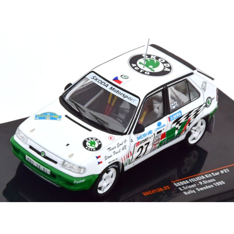 1/43 SKODA Felicia Kit Car N°27 Rallye Suède 1995