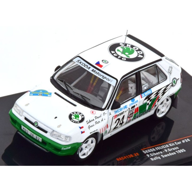 1/43 SKODA Felicia Kit Car N°24 Rallye Suède 1995