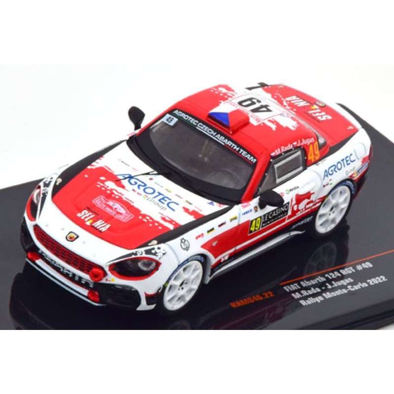 1/43 FIAT Abarth 124 RGT N°49 Monte Carlo 2022