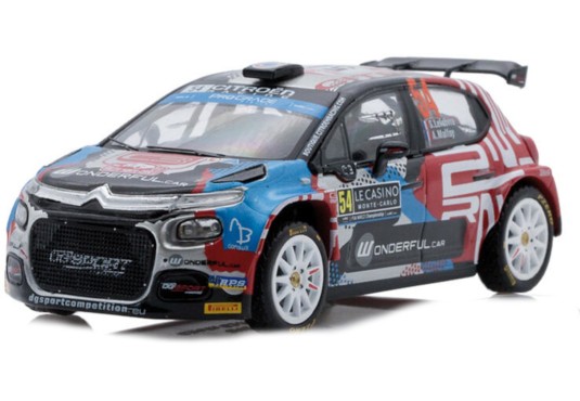 1/43 CITROEN C3 Rally2 N°54 Monte Carlo 2022