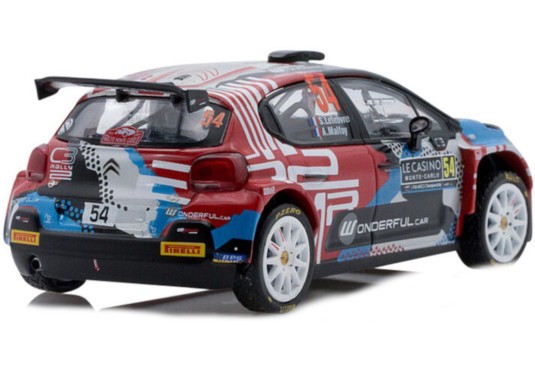 1/43 CITROEN C3 Rally2 N°54 Monte Carlo 2022