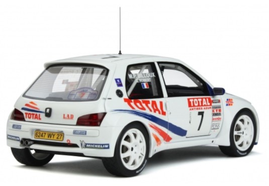 1/18 PEUGEOT 106 Maxi N°7 Rallye Antibes 2000