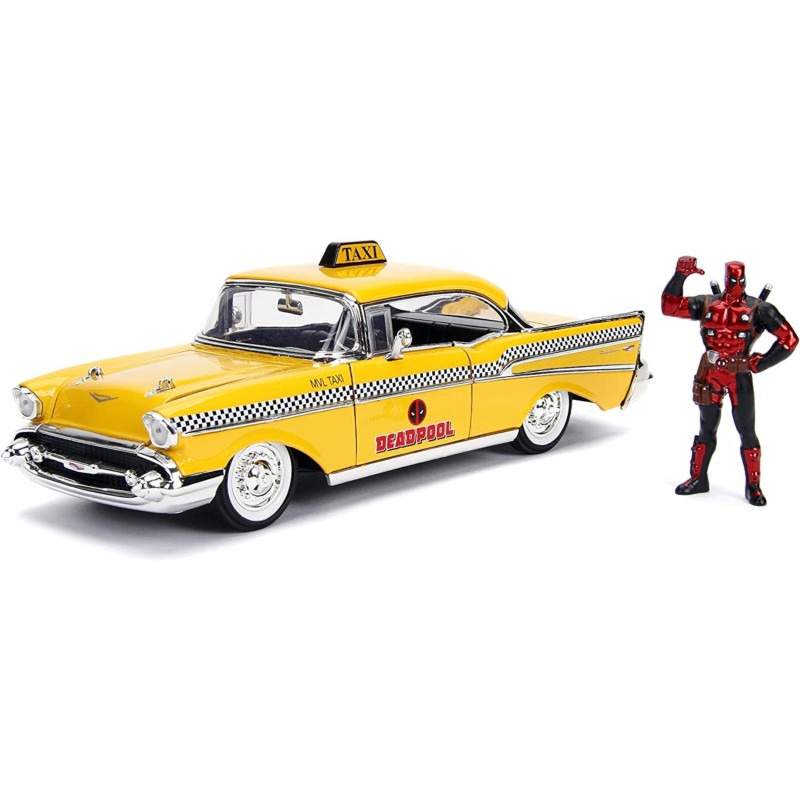 1/24 CHEVY Bel Air DEADPOOL 1957 + Personnage