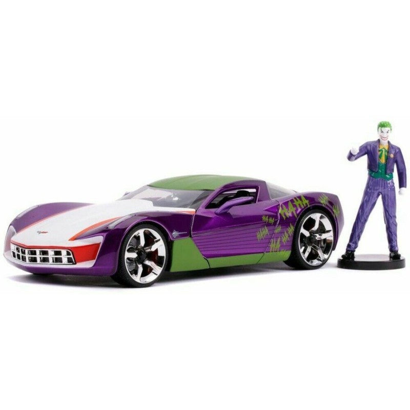 1/24 CHEVY Corvette Stingray The Joker 2009 + Personnage