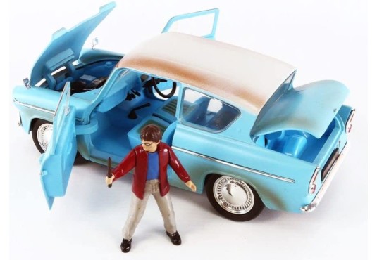 1/24 FORD Anglia + Personnage Harry Potter 1959