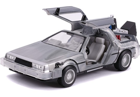 1/24 DE LOREAN Time Machine Retour Vers le Futur II + Lumière