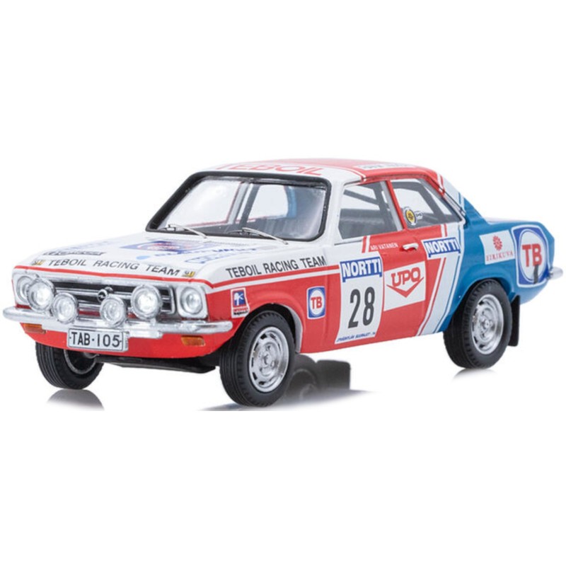 1/43 OPEL Ascona N°28 Rallye 1000 Lakes 1974