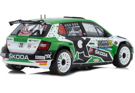 1/18 SKODA Fabia Rally2 Evo N°20 Monte Carlo 2022