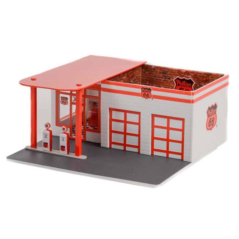 1/64 GARAGE Station PHILLIPS 66