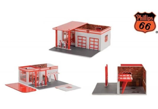 1/64 GARAGE Station PHILLIPS 66