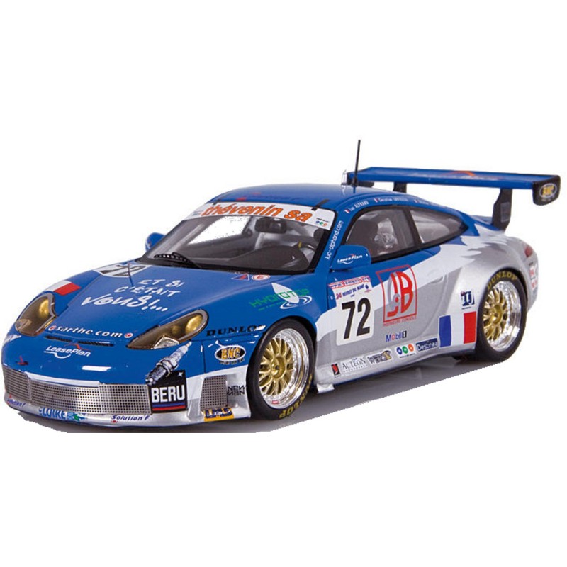 1/43 PORSCHE 996 GT3 RS Luc Alphand Aventures N°72 24 Heures du Mans 2002 PORSCHE