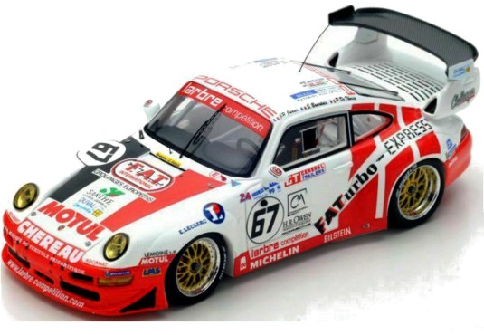 1/43 PORSCHE 911 GT2 N°67 24 Heures du Mans 1999 PORSCHE