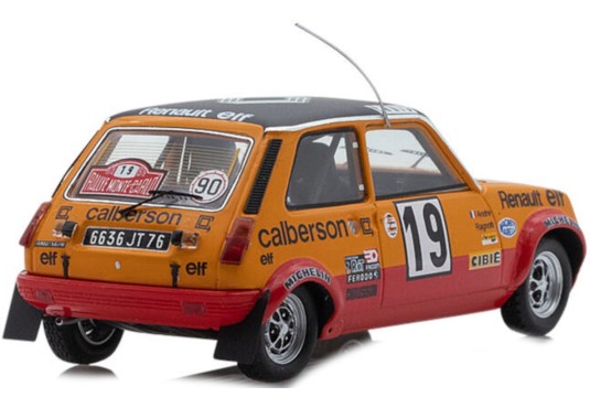 1/43 RENAULT 5 Alpine N°19 Monte Carlo 1978