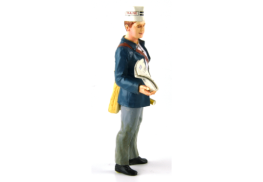 1/18 PERSONNAGE Joseph Vendeur de Journaux Maine Libre 1996 (Circuit des 24 h du Mans)