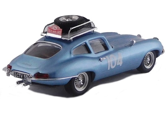 1/43 JAGUAR Type E Coupé N°104 Monte Carlo 1965