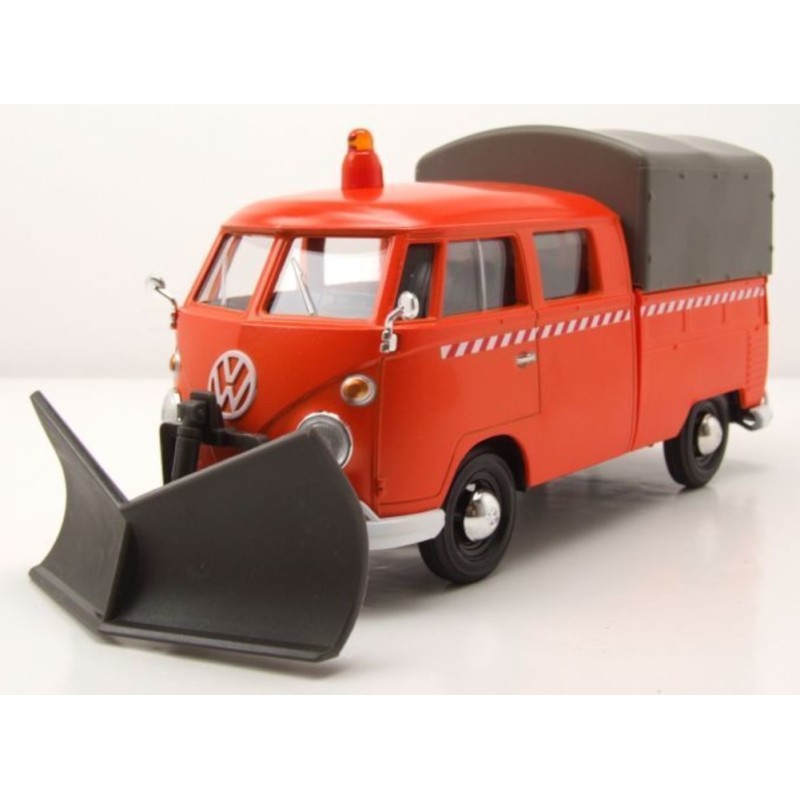 1/24 VOLKSWAGEN Combi T1 Pick up bâché Chasse neige