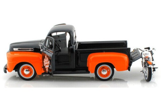 1/24 FORD F1 Pick Up 1948 + Moto 1958