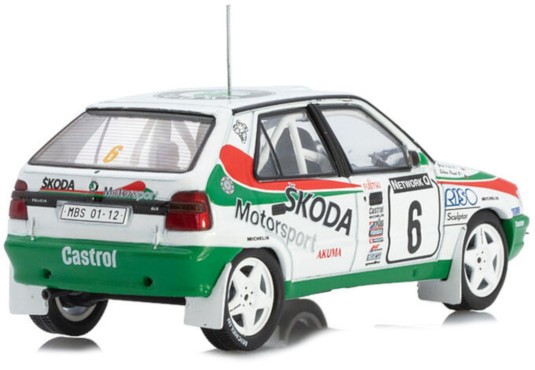 1/43 SKODA Felicia Kit Car N°6 Rallye RAC 1996