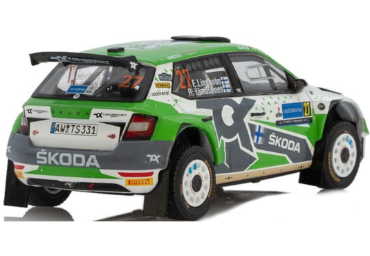 1/43 SKODA Fabia Rally2 EVO N°27 Rallye Estonie 2022