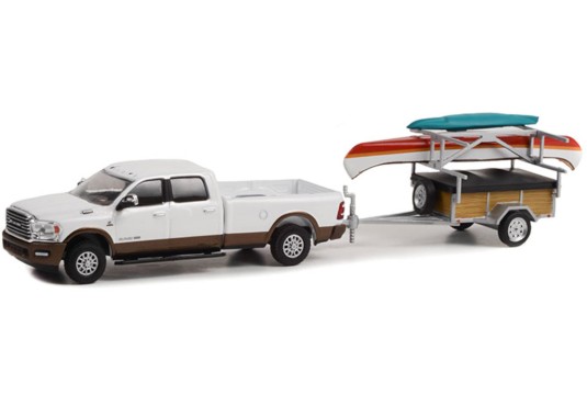 1/64 DODGE Ram 2500 Pick Up + Remorque + Canoë + Kayak 2022