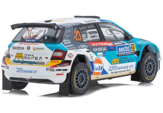 1/43 SKODA Fabia Rally2 EVO N°23 Rallye Finlande 2022