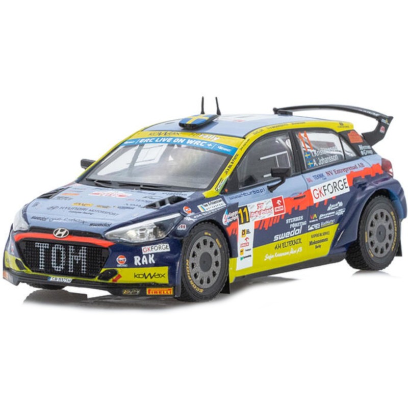 1/43 HYUNDAI I20 R5 N°11 Rallye Pologne 2022