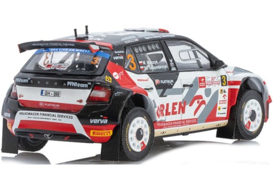 1/43 SKODA Fabia Rally2 EVO N°3 Rallye Pologne 2022