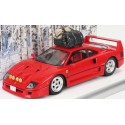 1/43 FERRARI F40  Snow Drifting Japon 1993 + bagages