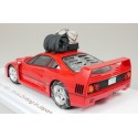 1/43 FERRARI F40  Snow Drifting Japon 1993 + bagages