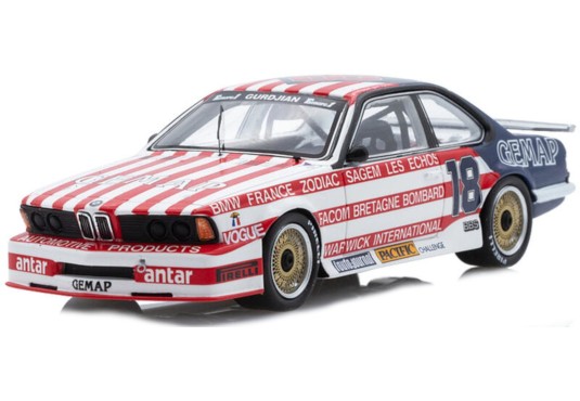 1/43 BMW 635 CSI N°18 Championnat France Production 1985