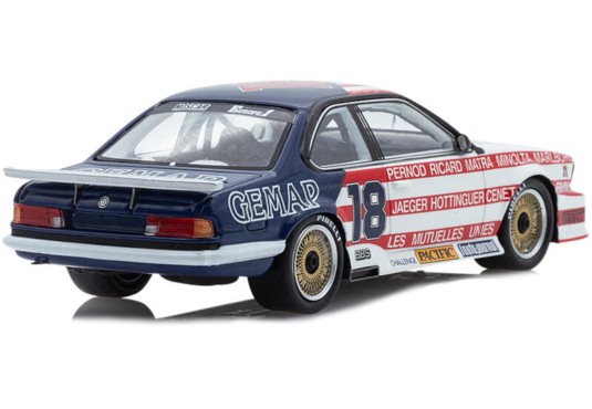 1/43 BMW 635 CSI N°18 Championnat France Production 1985