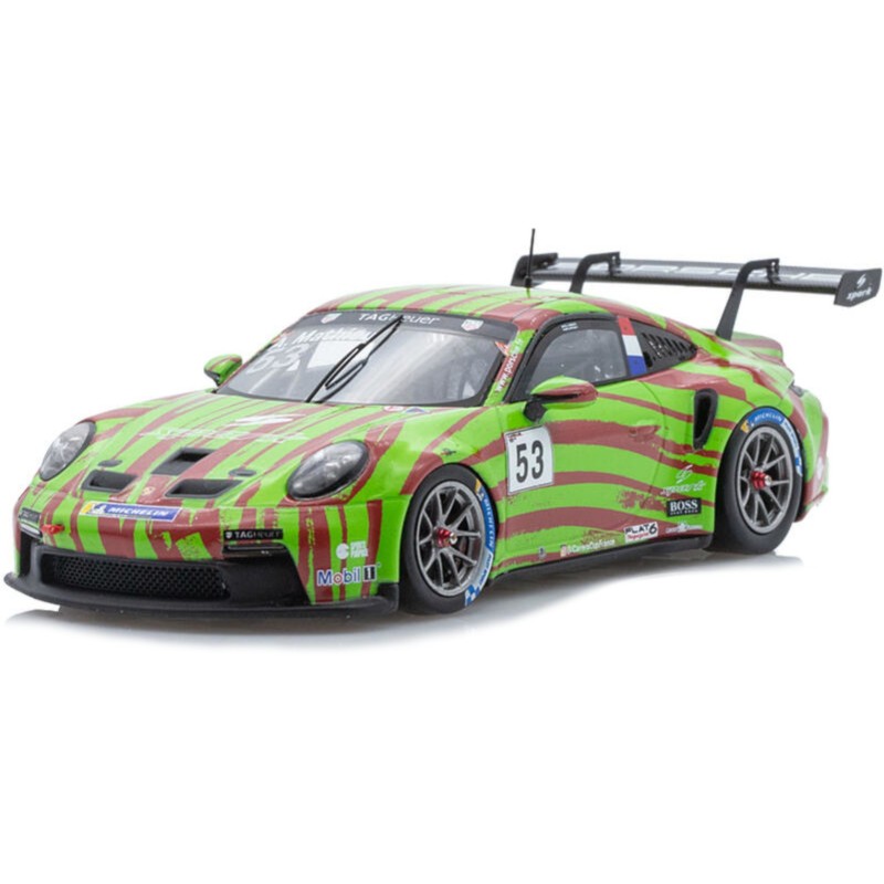 1/43 PORSCHE 911 GT3 Cup Spark Motorsport N°53 Porsche Carrera Cup France Barcelone 2021