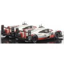 1/43 PORSCHE 919 Hybrid N°1 et PORSCHE 919 Hybrid N°2 Le Mans 2017