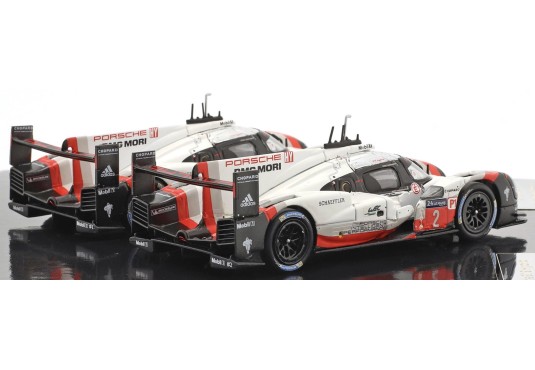1/43 PORSCHE 919 Hybrid N°1 et PORSCHE 919 Hybrid N°2 Le Mans 2017